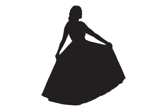 Wedding Bride Silhouette Vector Art: A Designer's Essential Asset