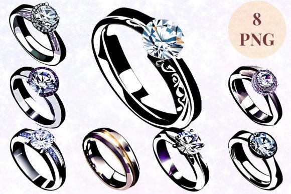 Wedding Ring 2 Clipart PNG: A Designer's Secret Weapon for Elegant Projects